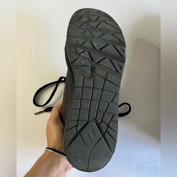 Skechers Men’s Black Athletic Sneakers Size 10 (EU 40) Air Cooled Memory Foam - Picture 4 of 16